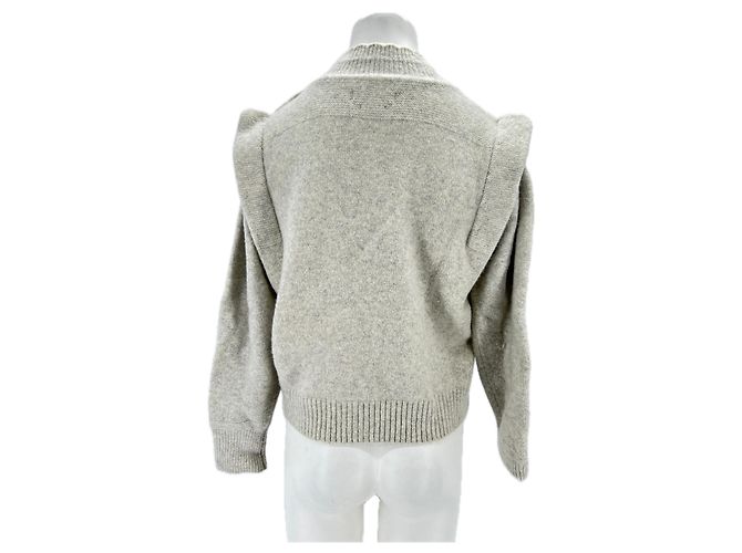 ISABEL MARANT ETOILE Strickwaren T.FR 34 Wolle Grau - Ansicht 2