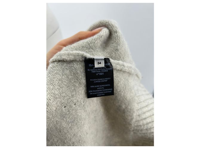 ISABEL MARANT ETOILE Strickwaren T.FR 34 Wolle Grau - Ansicht 6