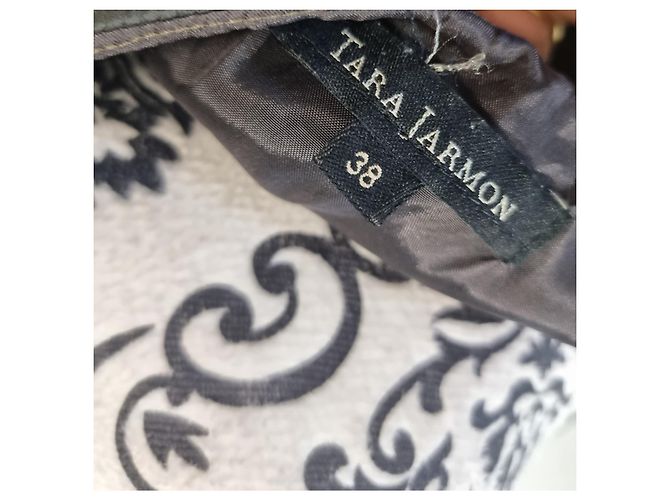 Tara Jarmon Satin Kleid Khaki mit Gürtel - Ansicht 5