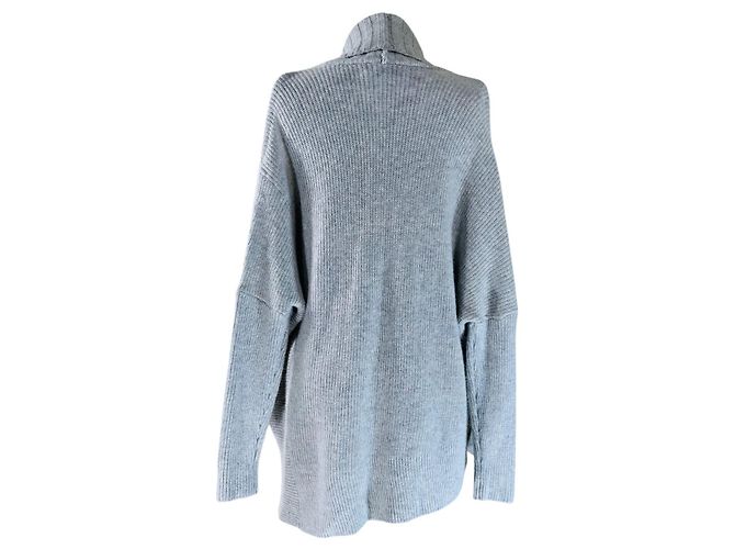 All Saints Able Cardigan offene Schultern Grau - Ansicht 3