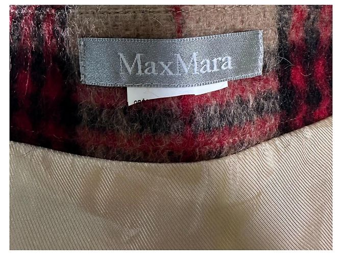 Falda Max Mara de lana con estampado tartan Multicolor - vista 6