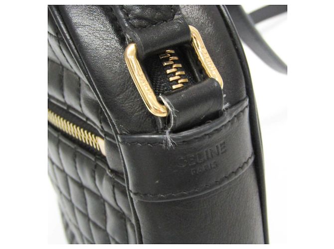 Céline Borsa a tracolla media Celine 188353BFH Nero - vista 7