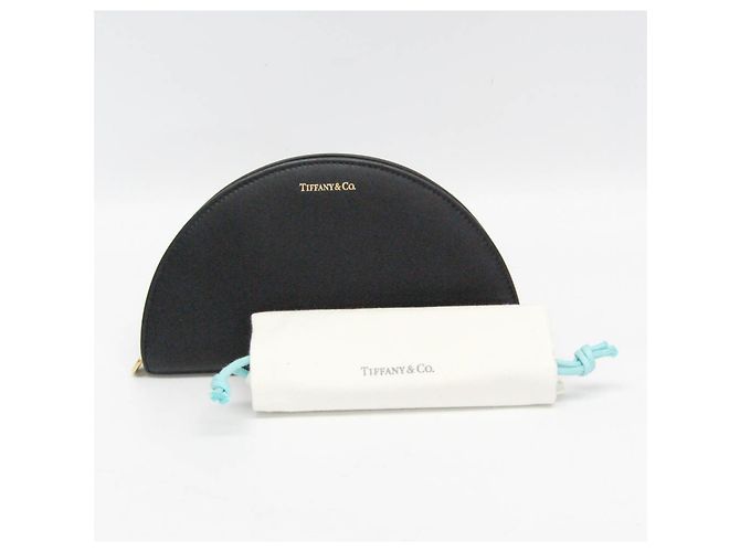 Tiffany & Co Billetera larga en forma de media luna Tiffany Negro - vista 2