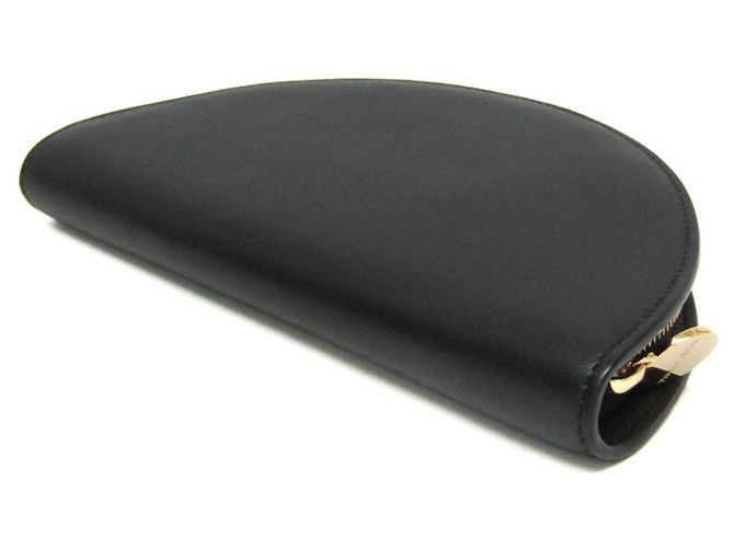 Tiffany & Co Billetera larga en forma de media luna Tiffany Negro - vista 3