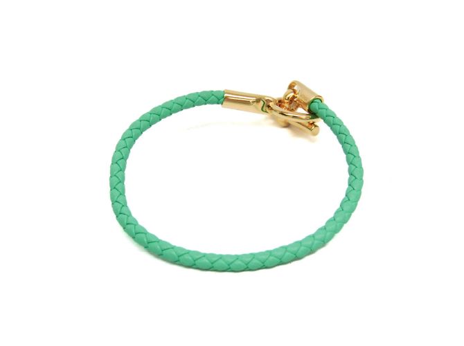 Hermès Lederarmband Hermes Glennan H071681F Golden Grün - Ansicht 2