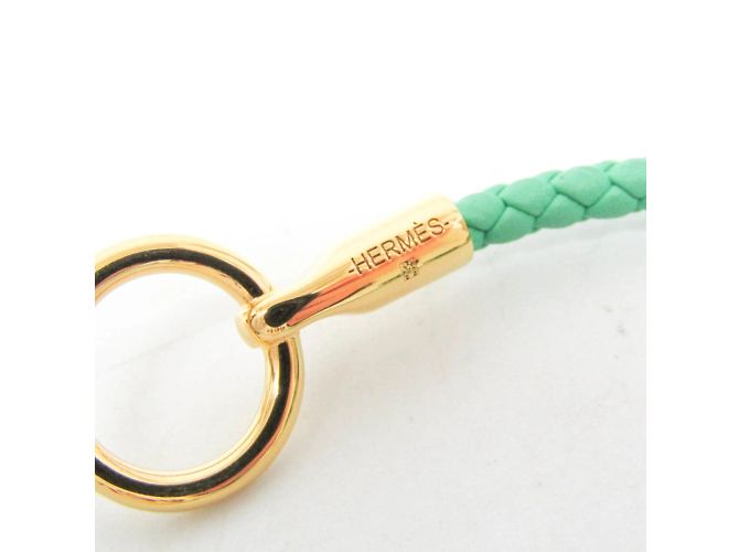 Hermès Lederarmband Hermes Glennan H071681F Golden Grün - Ansicht 5