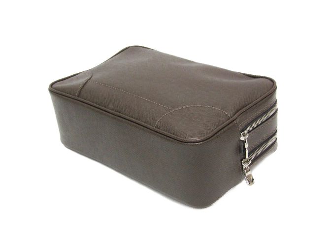 Borsa a mano da uomo Louis Vuitton Taiga Pavel M31148 Marrone - vista 2