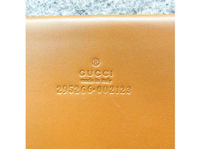 Gucci Leather and Felt Tote Bag Brown - view 11
