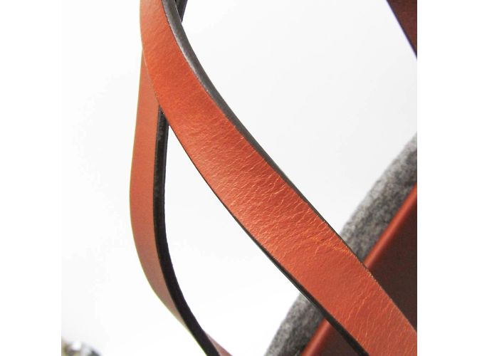 Gucci Leather and Felt Tote Bag Brown - view 7