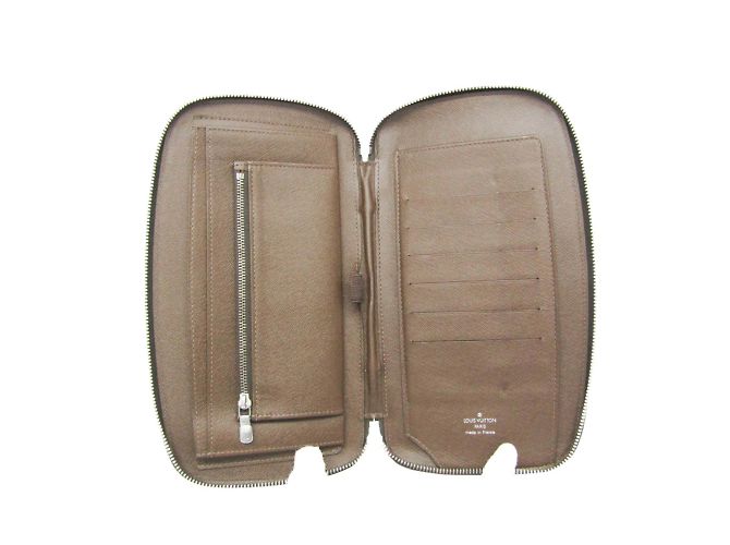 Organizer Organizzatore per valigia da viaggio Louis Vuitton Taiga Marrone - vista 3