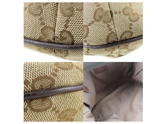 Borsa a Spalla in Tela GG Gucci Marrone - vista 7
