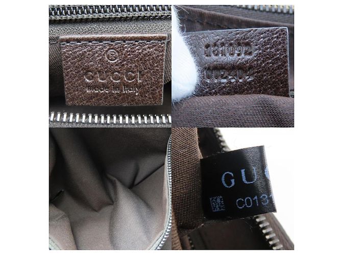 Borsa a Spalla in Tela GG Gucci Marrone - vista 8
