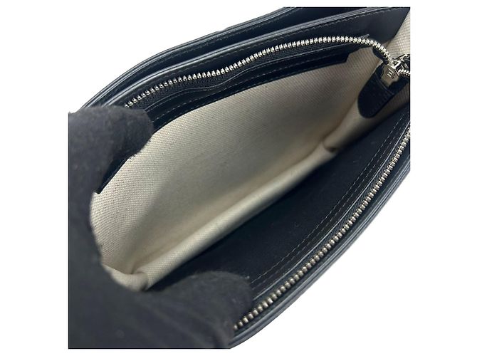 Borsa a spalla Pochette Balenciaga nera e avorio Nero Crudo - vista 3