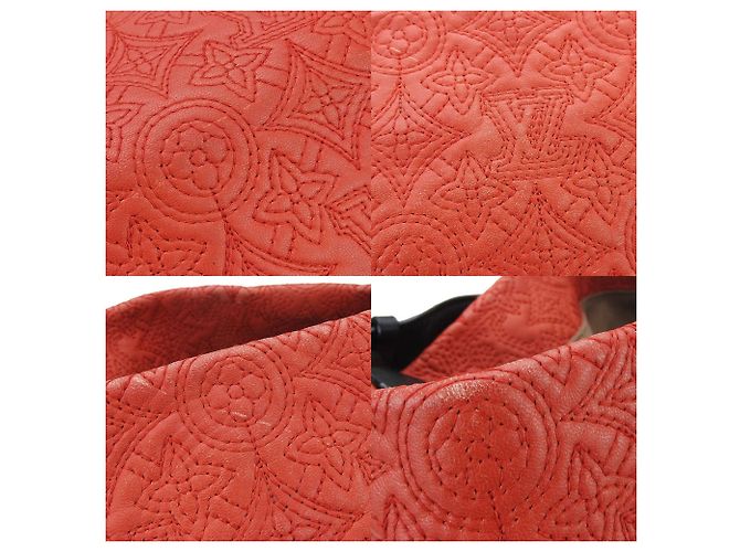 Borsa a Spalla Monogram Louis Vuitton Nero Rosso - vista 6