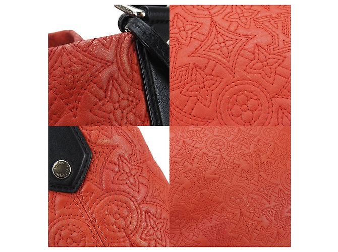 Borsa a Spalla Monogram Louis Vuitton Nero Rosso - vista 7