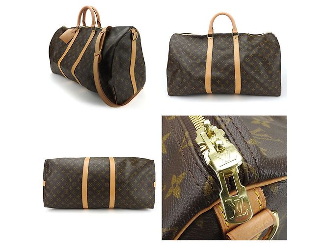Keepall Borsa Boston Monogram Louis Vuitton Monogramma - vista 3