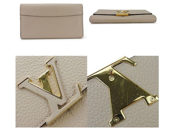 Capucines Cartera larga Louis Vuitton en cuero Galle - vista 4