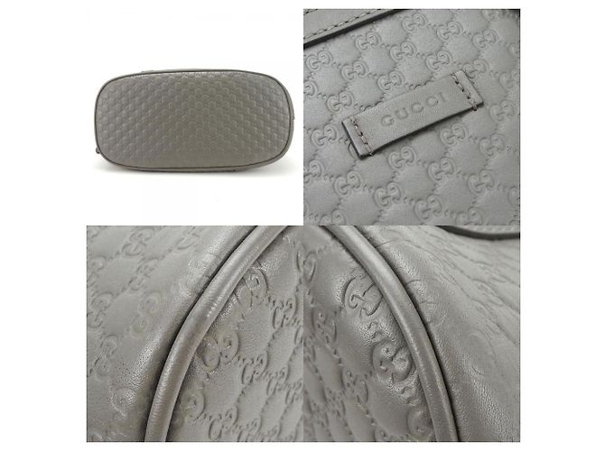 Borsa a spalla in pelle Micro Guccissima di Gucci Marrone - vista 4