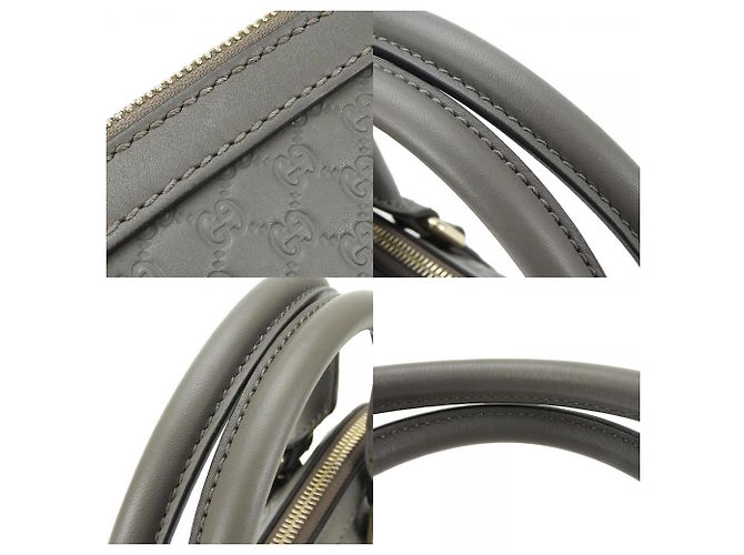 Borsa a spalla in pelle Micro Guccissima di Gucci Marrone - vista 5