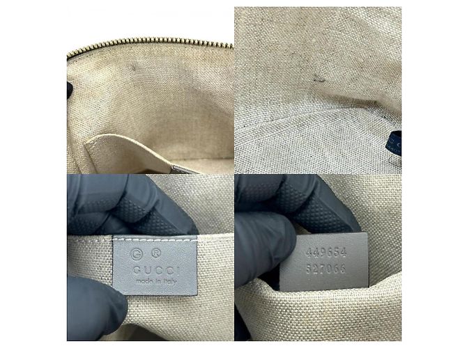 Borsa a spalla in pelle Micro Guccissima di Gucci Marrone - vista 9