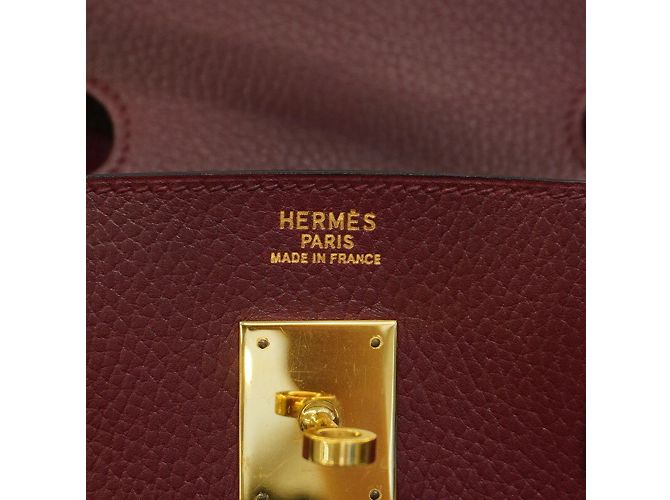 Borsa Hermès Birkin 40 in Bordeaux Bordò - vista 5