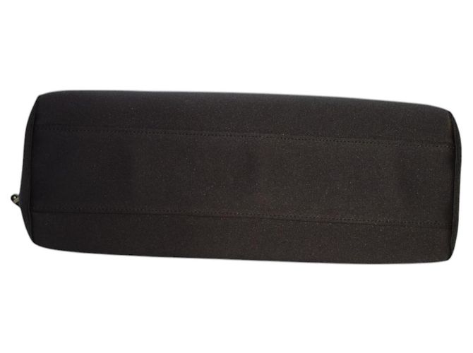 Gianni Versace Borsa in satin nero con cristalli - vista 6