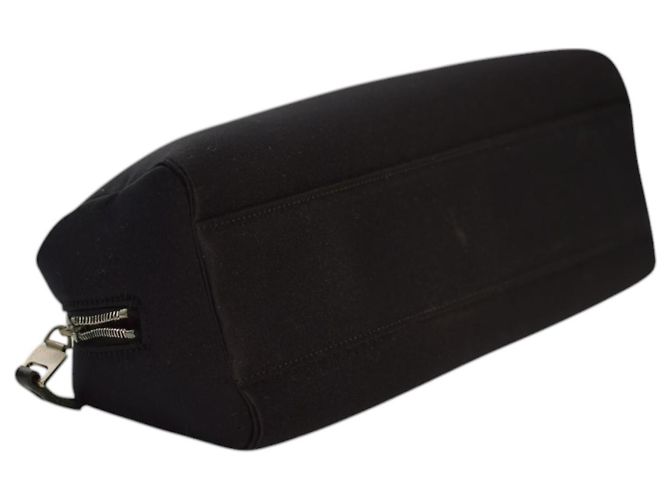 Gianni Versace Borsa in satin nero con cristalli - vista 7