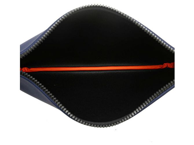 Hermès Pochette piatta Neoban MM Hermes Truss Blu navy - vista 4