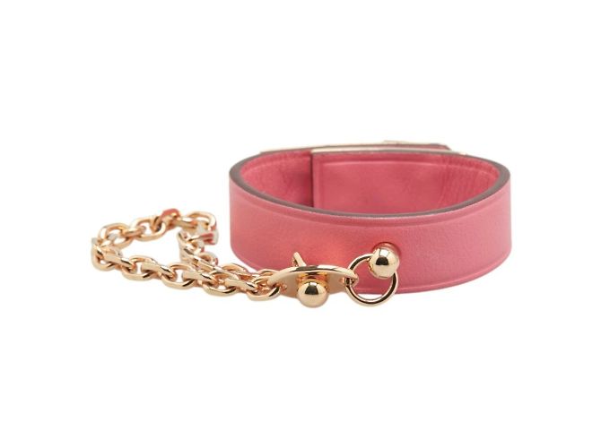 Hermès Porte-gants Hermes Kelly en Rose Azalee Pink - vue 3