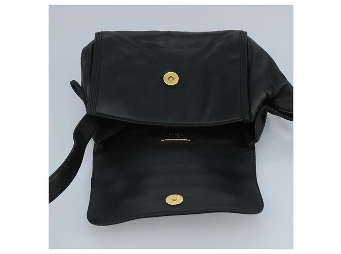 Borsa a Spalla LOEWE in Pelle Nera Auth ar13208 Nero - vista 10