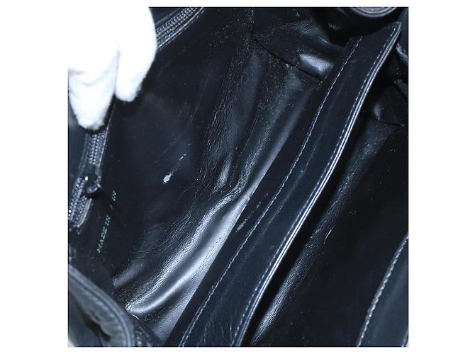 Borsa a Spalla LOEWE in Pelle Nera Auth ar13208 Nero - vista 11
