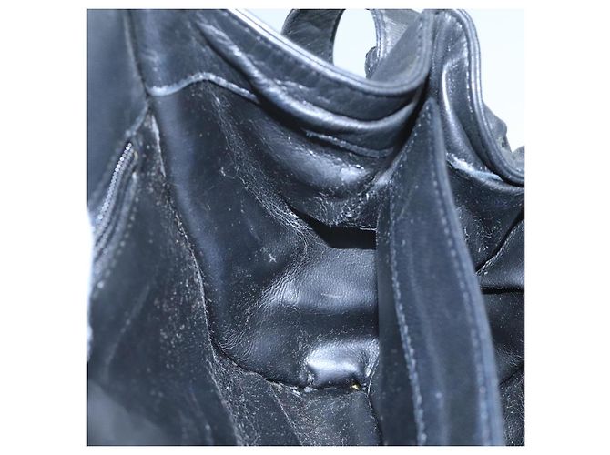 Borsa a Spalla LOEWE in Pelle Nera Auth ar13208 Nero - vista 19