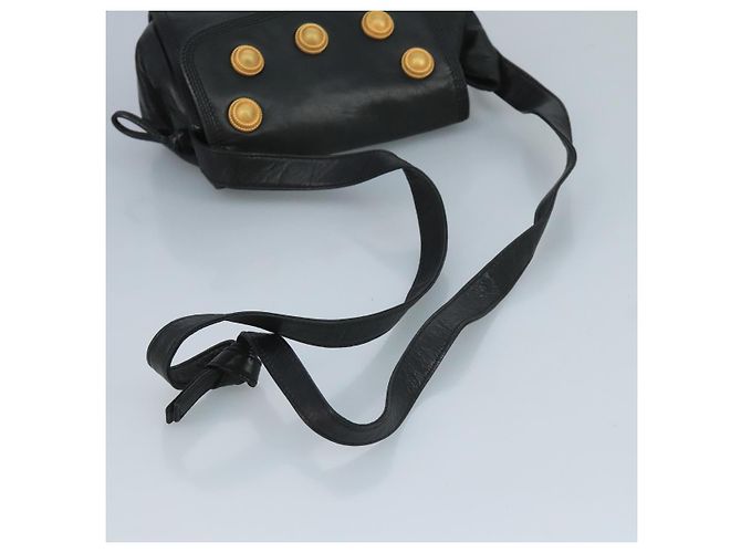 Borsa a Spalla LOEWE in Pelle Nera Auth ar13208 Nero - vista 7