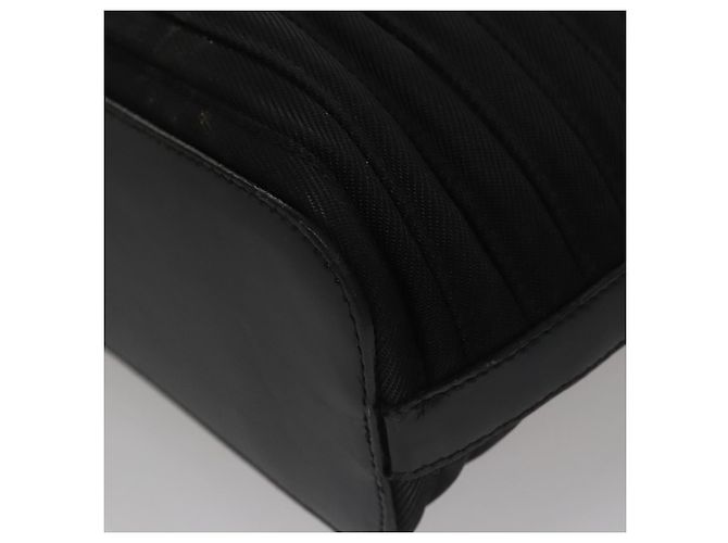 GUCCI Bamboo Handtasche Nylon 2way schwarz Auth ep7254 - Ansicht 14