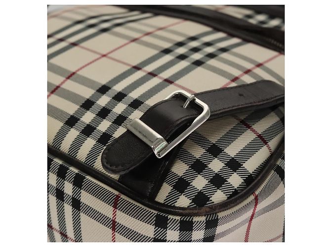 Mochila BURBERRY Nova Check de lona Beige Brown Auth ep7277 Castaño - vista 10