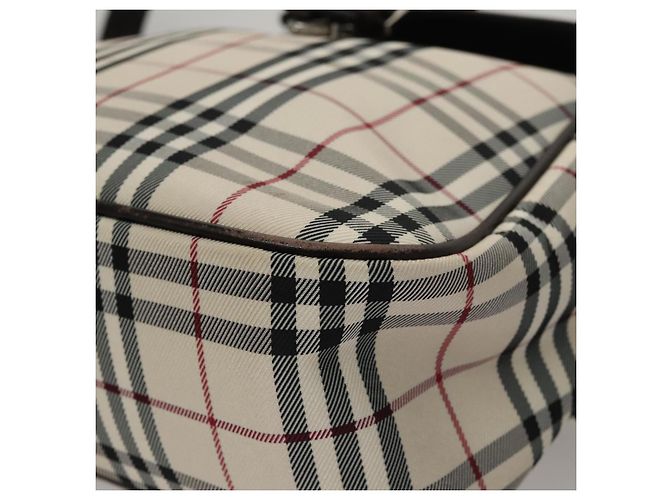 Mochila BURBERRY Nova Check de lona Beige Brown Auth ep7277 Castaño - vista 16