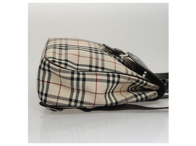 Mochila BURBERRY Nova Check de lona Beige Brown Auth ep7277 Castaño - vista 3