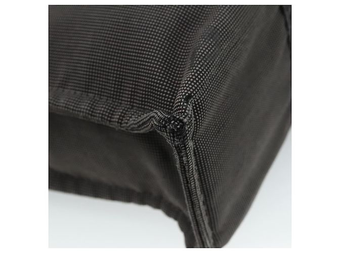 Hermès HERMES Handtasche Her Line MM Canvas Grau Silber Auth bs21952 Braun - Ansicht 16