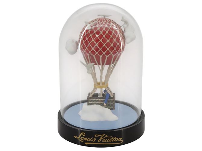 LOUIS VUITTON Snow Globe Balloon VIP Only Clear Red LV Auth 108231 - view 13