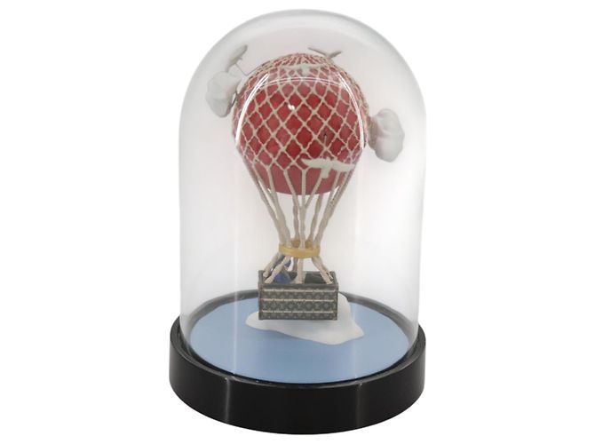 LOUIS VUITTON Snow Globe Balloon VIP Only Clear Red LV Auth 108231 - view 2