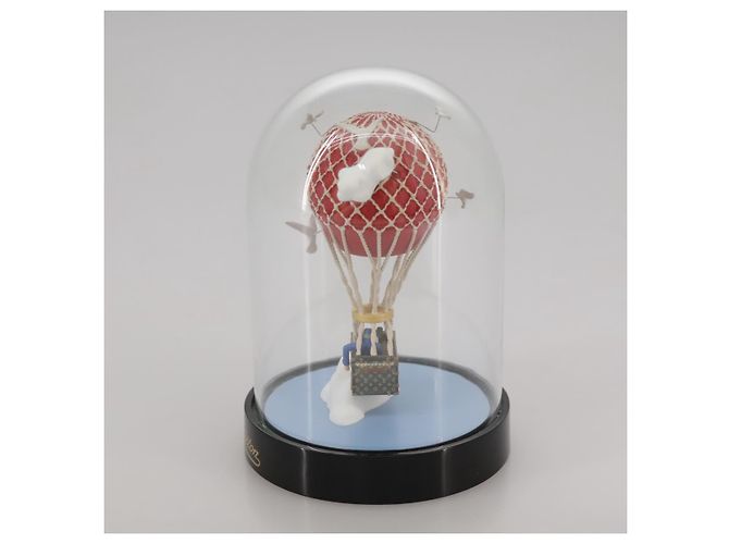 LOUIS VUITTON Snow Globe Balloon VIP Only Clear Red LV Auth 108231 - view 4