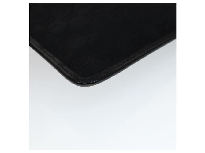 Borsa a Spalla GG Canvas Gucci Nera 27639 Auth ep7170 Nero - vista 16