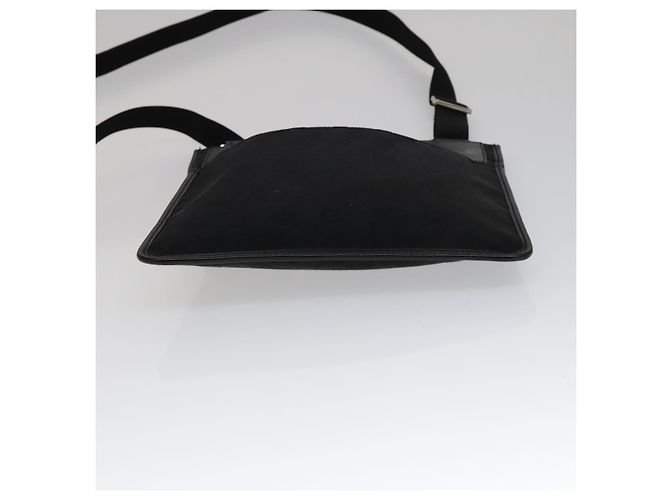 Borsa a Spalla GG Canvas Gucci Nera 27639 Auth ep7170 Nero - vista 5