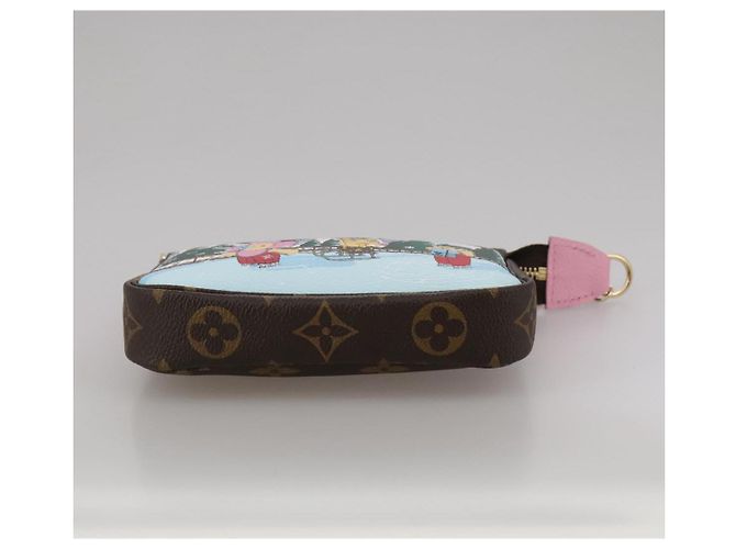 LOUIS VUITTON Monogram Vivienne Mini Pochette Accessoires M82623 LV Auth 111162A Monogramma - vista 5