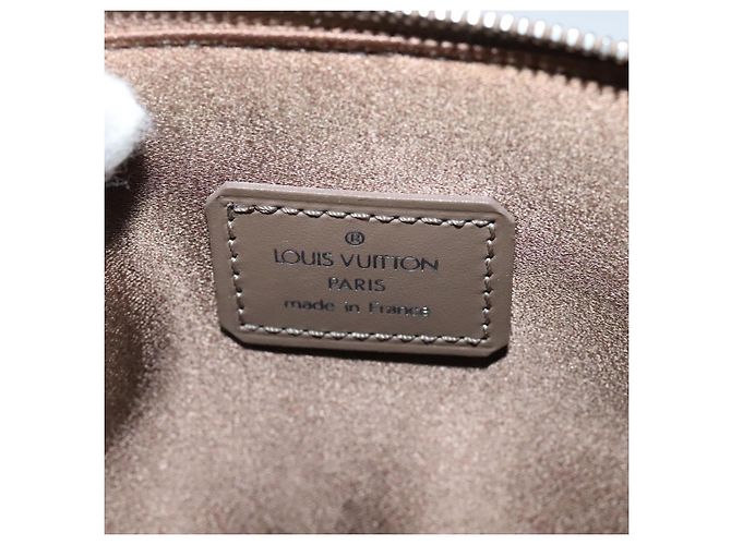 LOUIS VUITTON Monogramma Satin Piccola Borsa Alma Grigia M92147 LV Auth 108907 Marrone - vista 11
