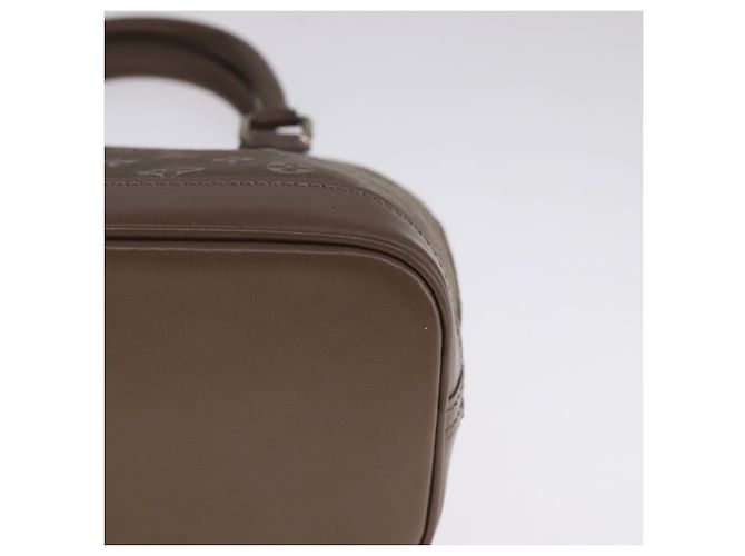 LOUIS VUITTON Monogramma Satin Piccola Borsa Alma Grigia M92147 LV Auth 108907 Marrone - vista 15