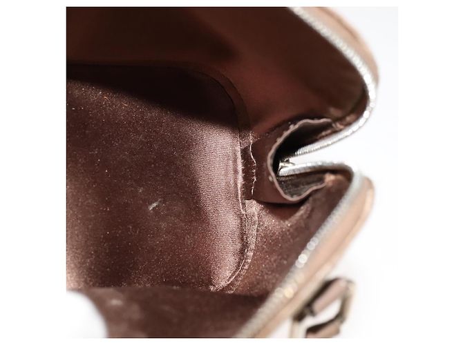 LOUIS VUITTON Monogramma Satin Piccola Borsa Alma Grigia M92147 LV Auth 108907 Marrone - vista 17