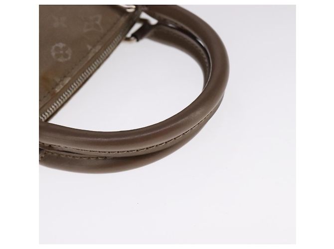 LOUIS VUITTON Monogramma Satin Piccola Borsa Alma Grigia M92147 LV Auth 108907 Marrone - vista 7
