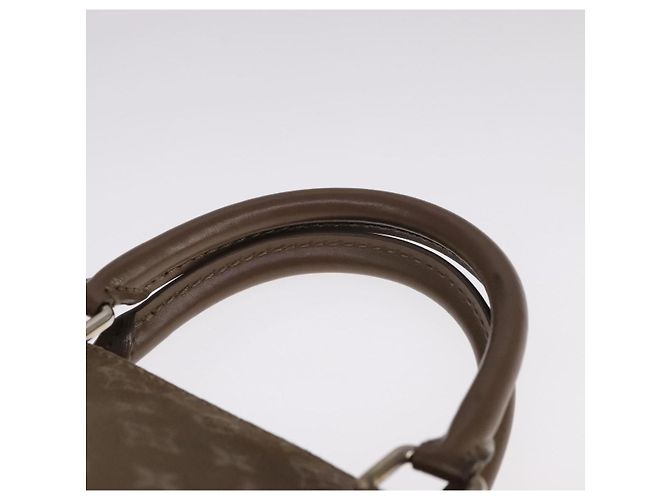 LOUIS VUITTON Monogramma Satin Piccola Borsa Alma Grigia M92147 LV Auth 108907 Marrone - vista 8