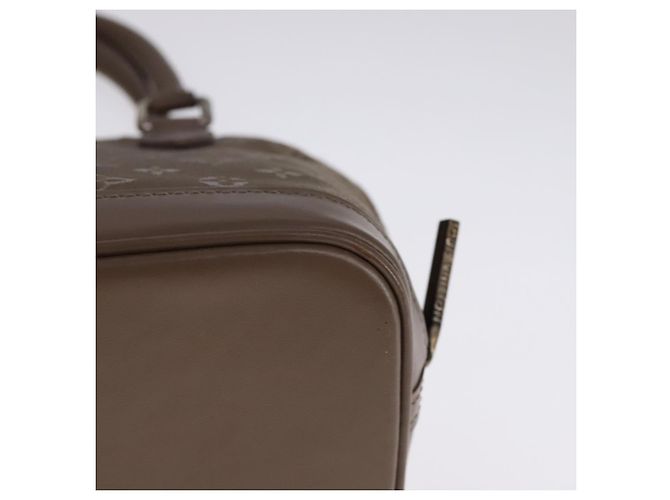 LOUIS VUITTON Monogramma Satin Piccola Borsa Alma Grigia M92147 LV Auth 108907 Marrone - vista 9